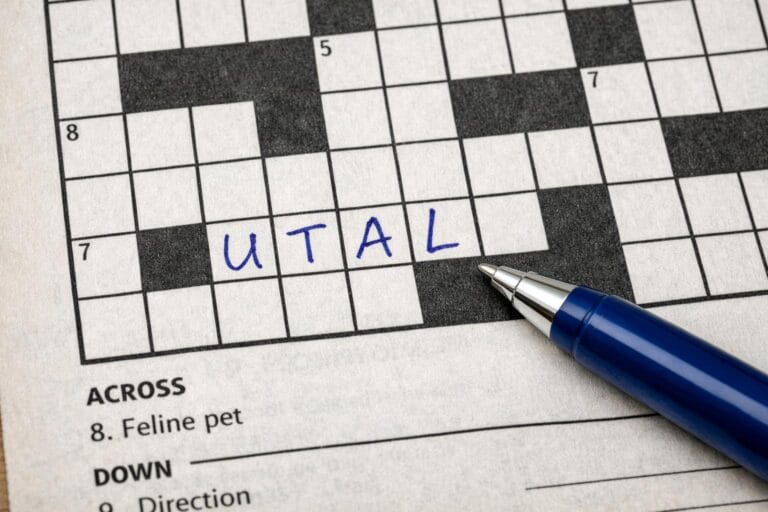 utal krydsord