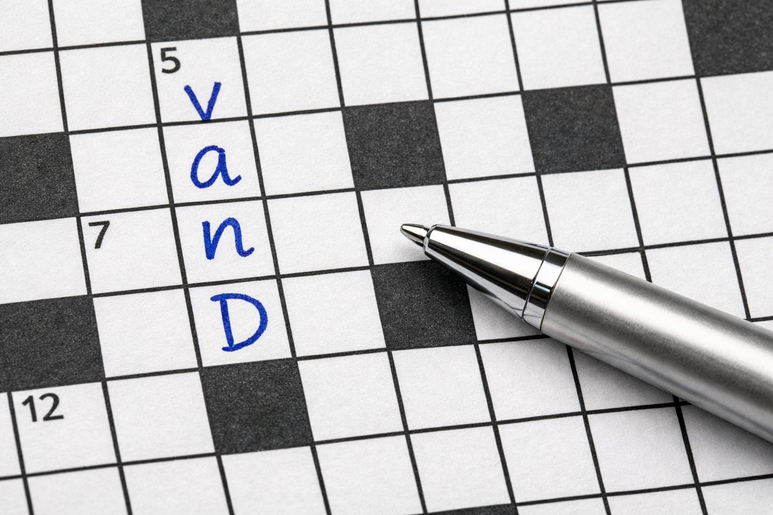 vand krydsord