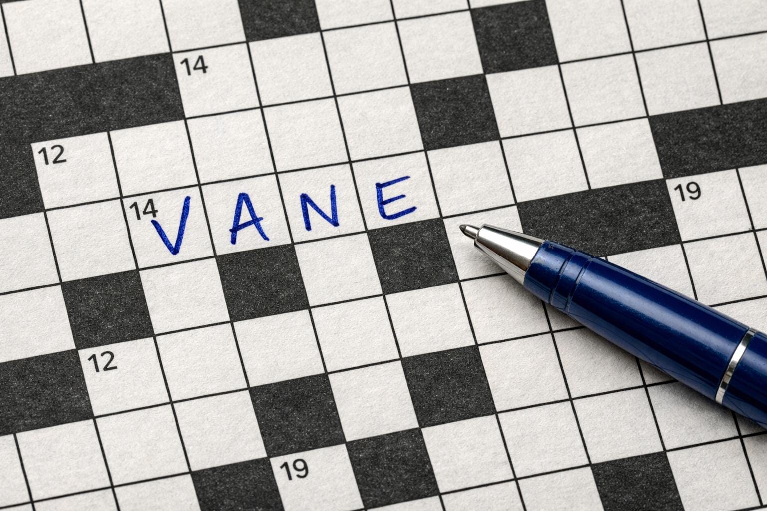 vane krydsord