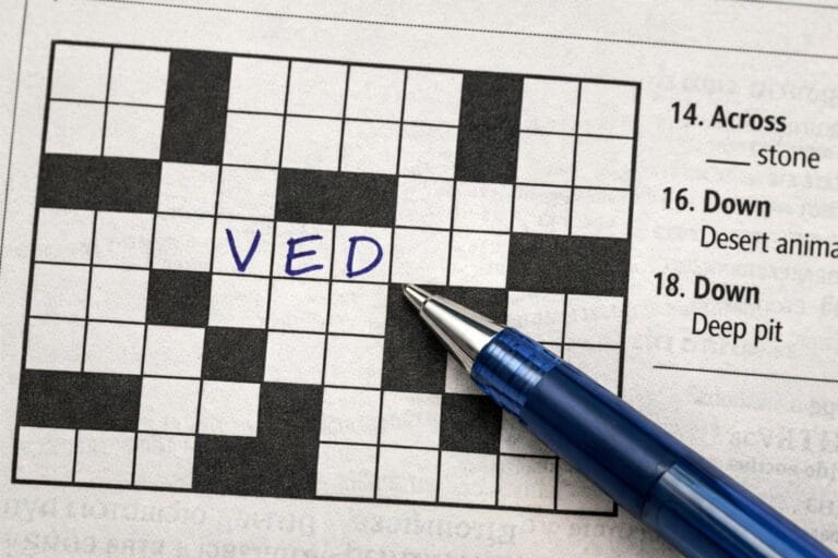 ved krydsord