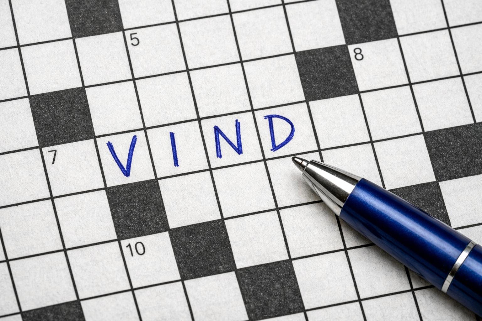vind krydsord