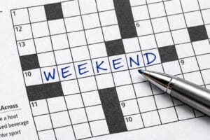 weekend krydsord