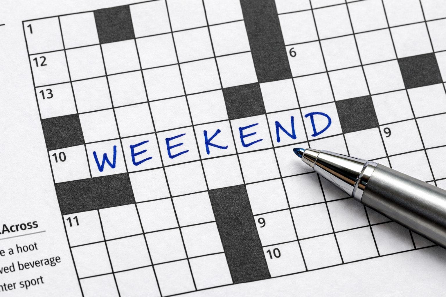 weekend krydsord