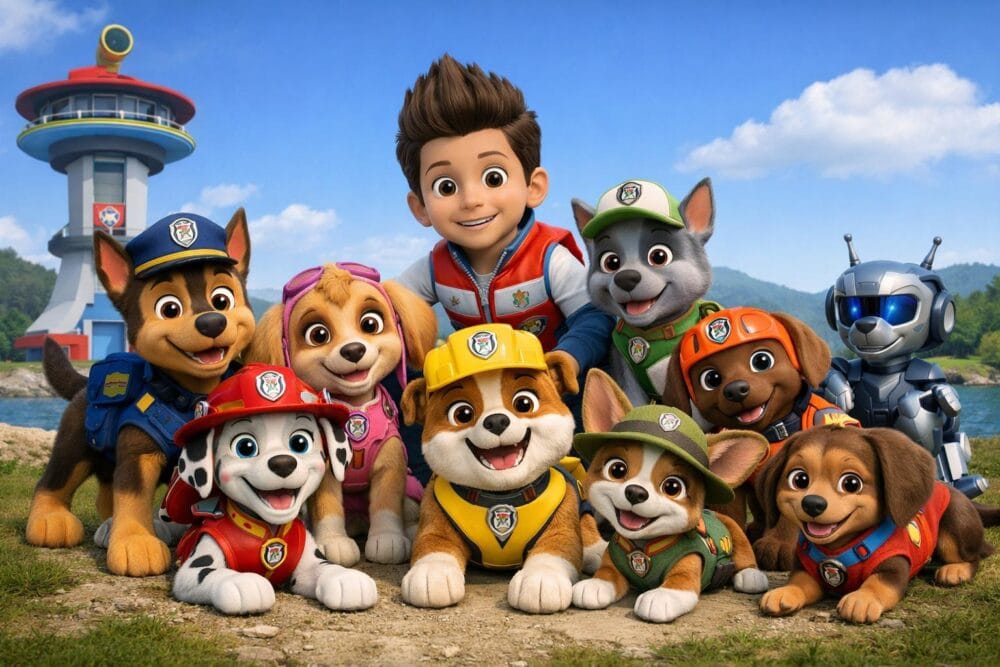 PAW Patrol navne - Alle populære karakterer
