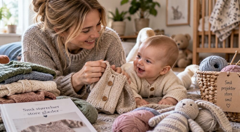 Strik til børn og baby - 6 ting, der gør projektet nemmere – og billigere